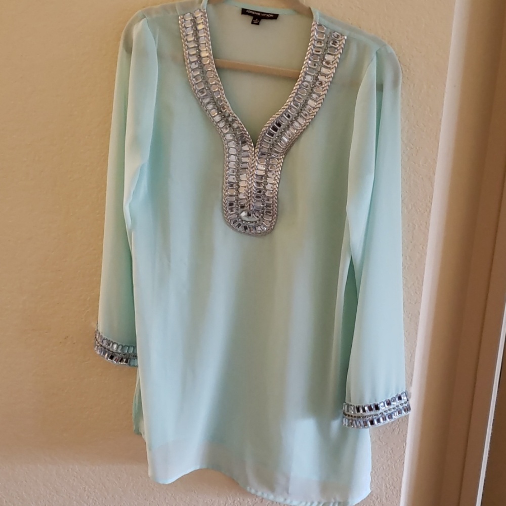 Swimsuit cover up or blouse